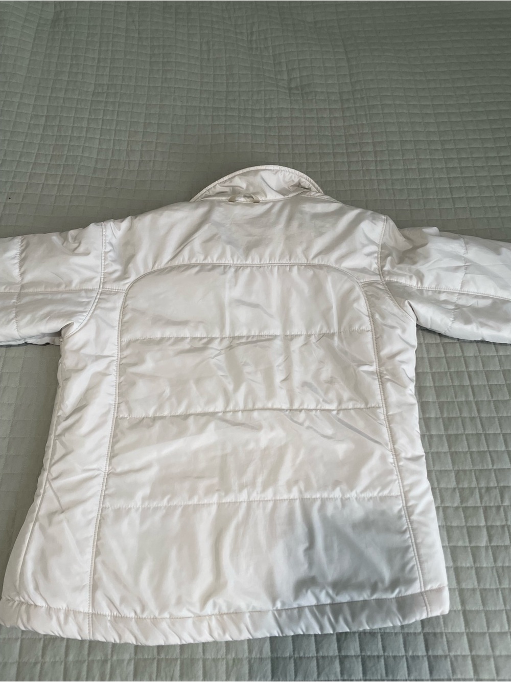 The North Face White Insulated Quilted Puffer Jacket - Women's Small - Picture 10 of 12